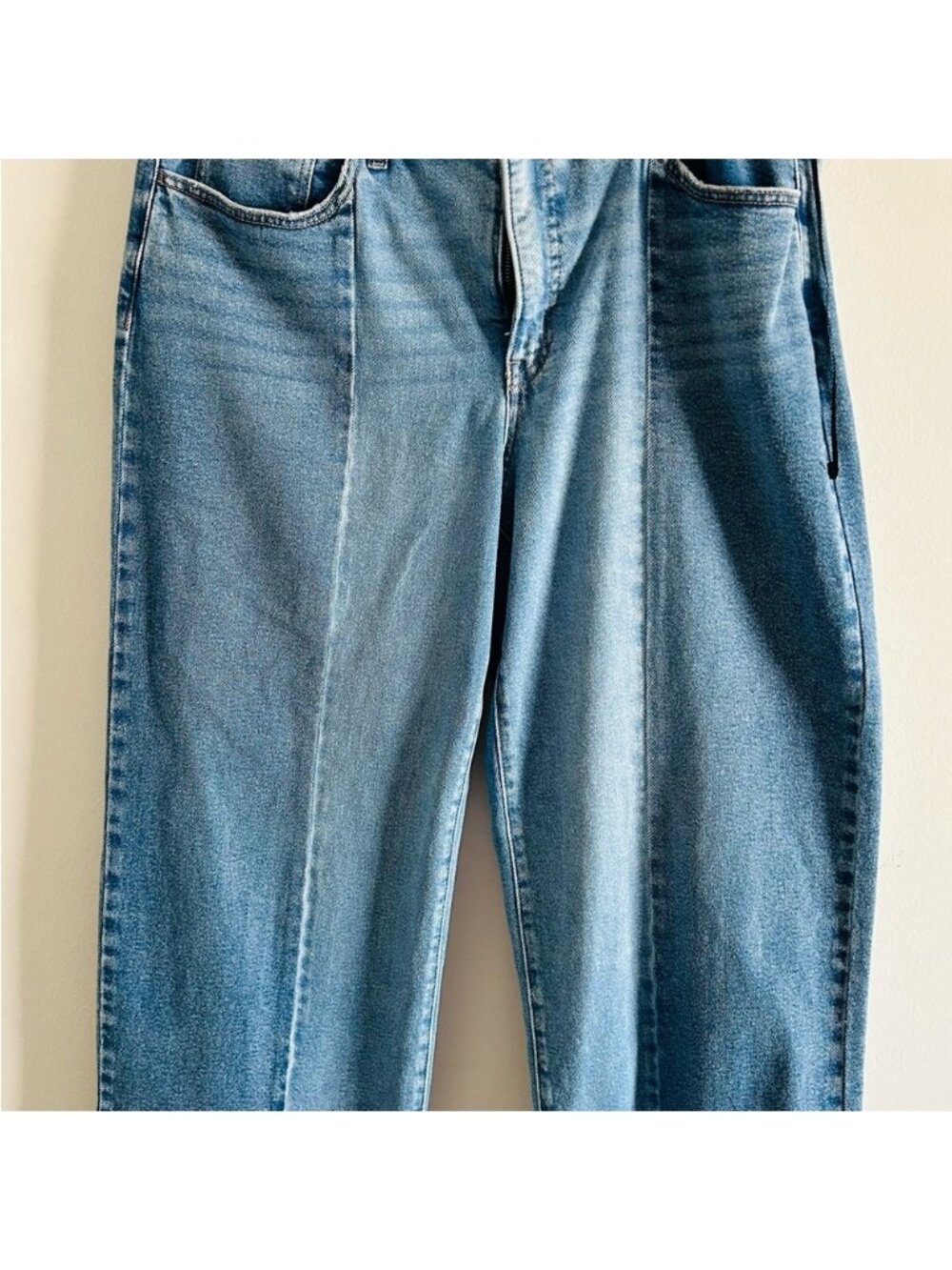 TWO TONE DOUBLE DENIM JEANS 👖!